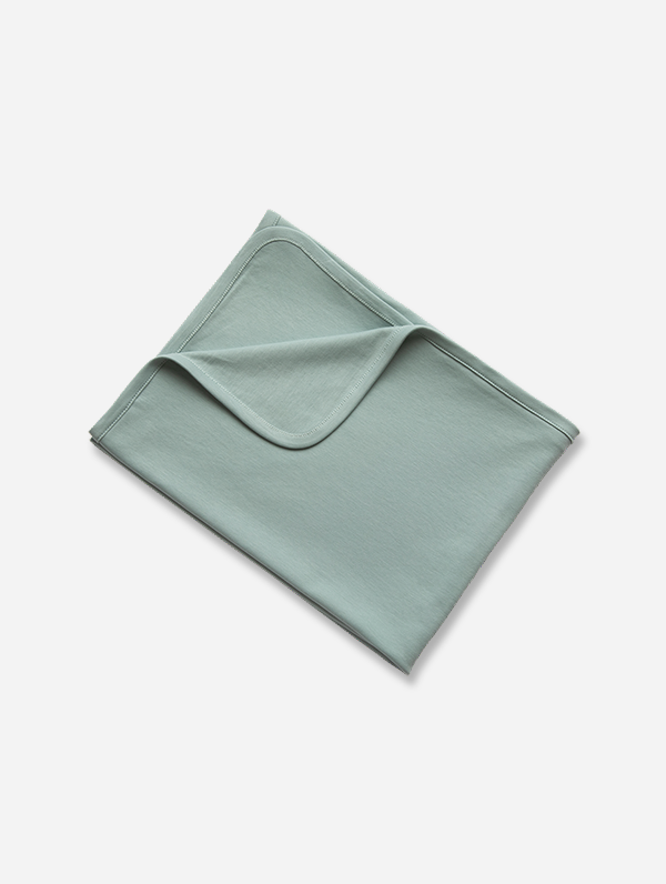Boy Swaddle and Burp Cloth Gift Set