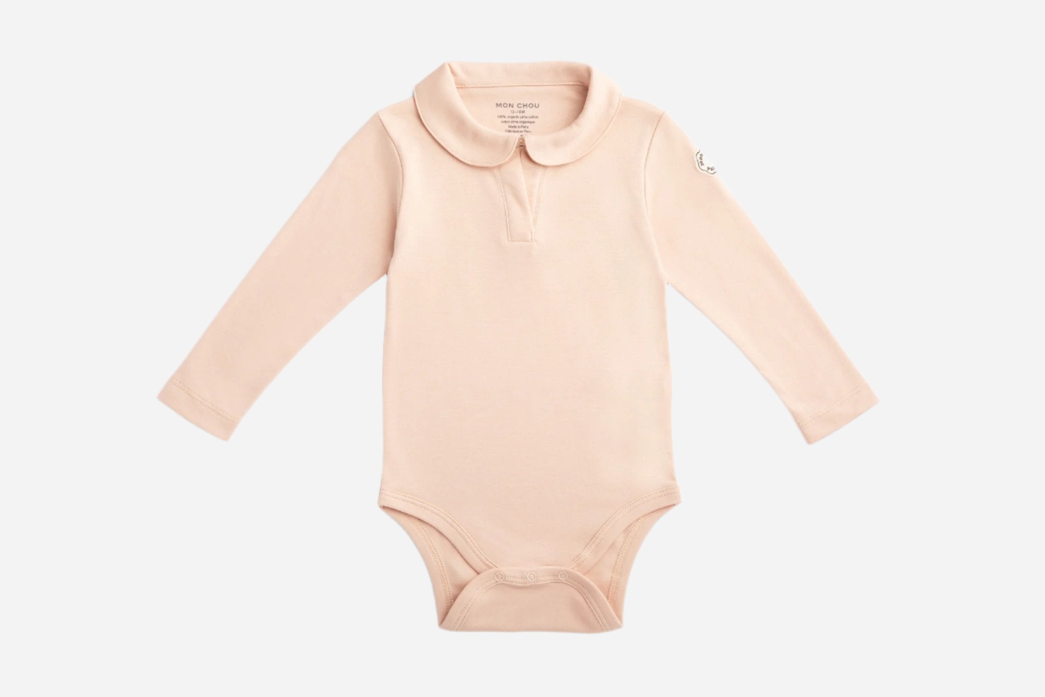 Long Sleeve Polo Onesie