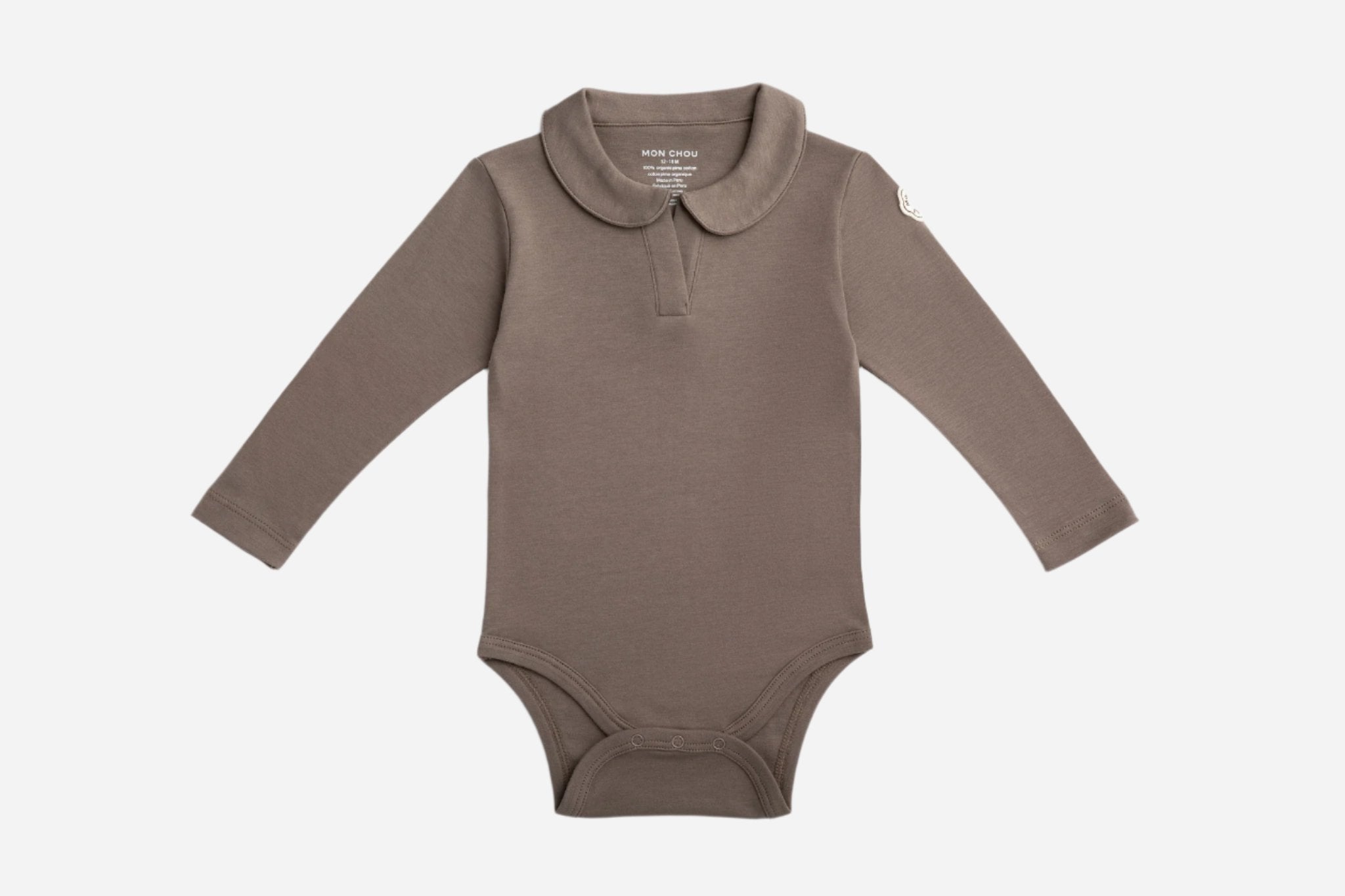 Long Sleeve Polo Onesie